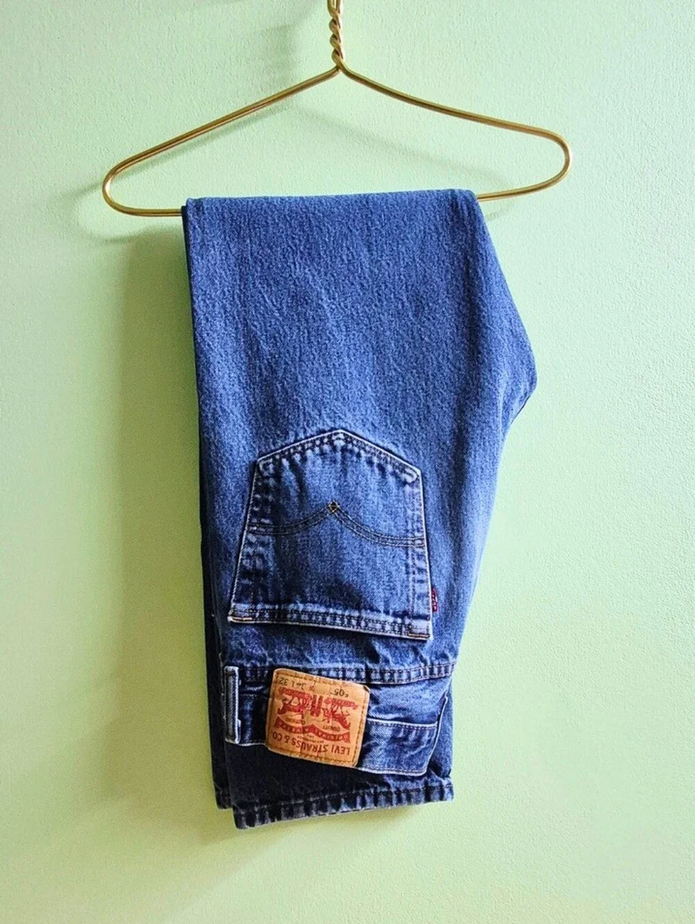 Levi's 505 Men's Regular Fit Straight Leg Jeans – 34x32
